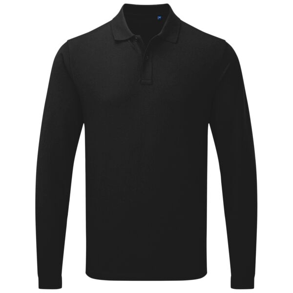‘Essential’ unisex long sleeve workwear polo shirt Thumbnail