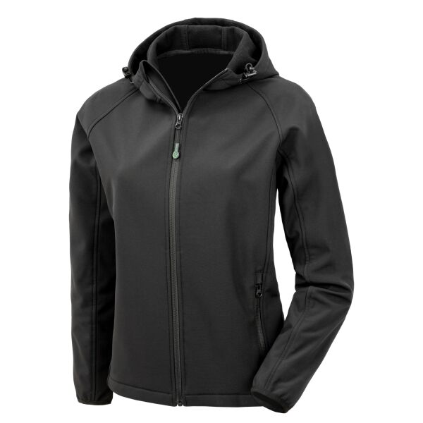 Women’s recycled 3-layer printable hooded softshell Thumbnail