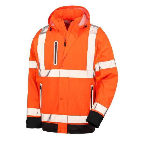 Heavy-duty prism PU safe and dry jacket with recycled backing Thumbnail