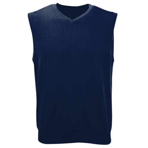 V-Neck Sleeveless Knitted Pullover Thumbnail