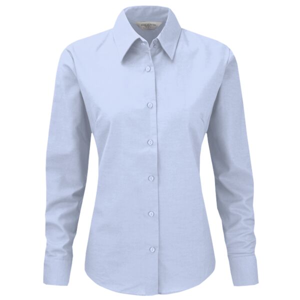 Ladies' Long Sleeve Tailored Oxford Shirt Thumbnail
