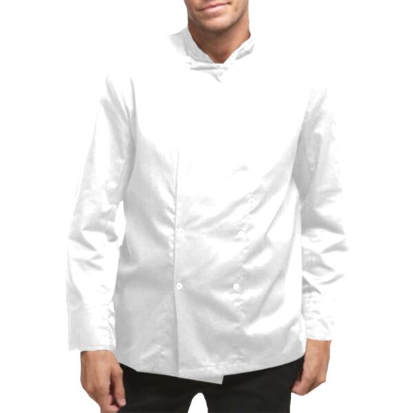 Long Sleeve Chef's Jacket (WH) Thumbnail