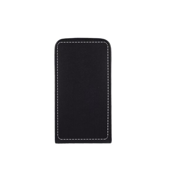 Samsung Galaxy S4 Flip Case - Black (PU Leather) Thumbnail
