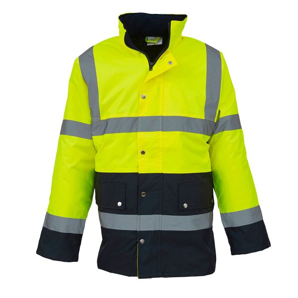 Hi-Vis Two Tone Motorway Jacket Thumbnail