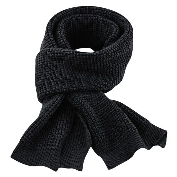 Classic Waffle Knit Scarf Thumbnail