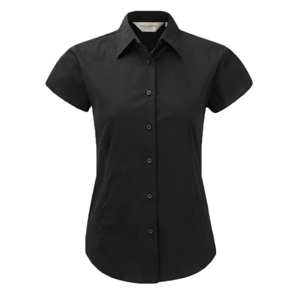 Russell Collection Ladies Short Sleeve Easy Care Fitted Shirt Thumbnail