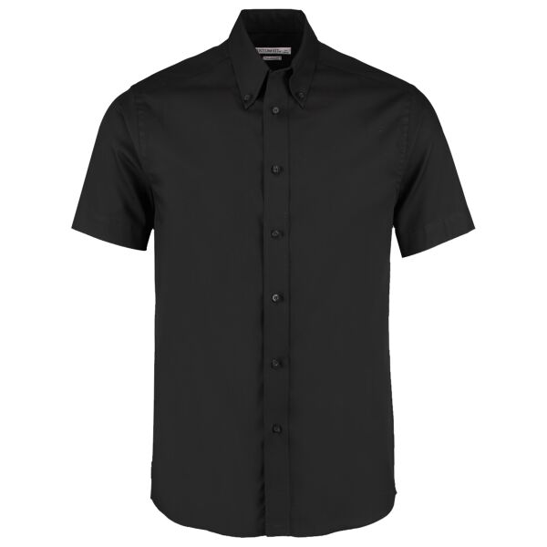 Kustom Kit Premium Short Sleeve Tailored Oxford Shirt Thumbnail