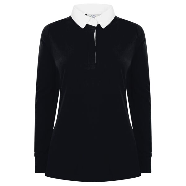 Front Row Ladies Classic Rugby Shirt Thumbnail