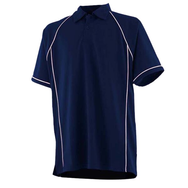 Piped performance polo Thumbnail