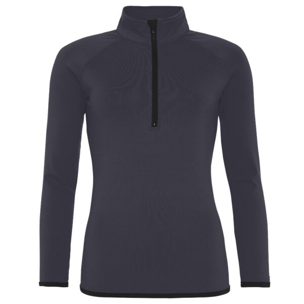 AWDis Cool Girlie Half Zip Sweat Top Thumbnail